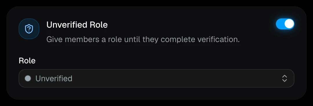 The Unverified Role card