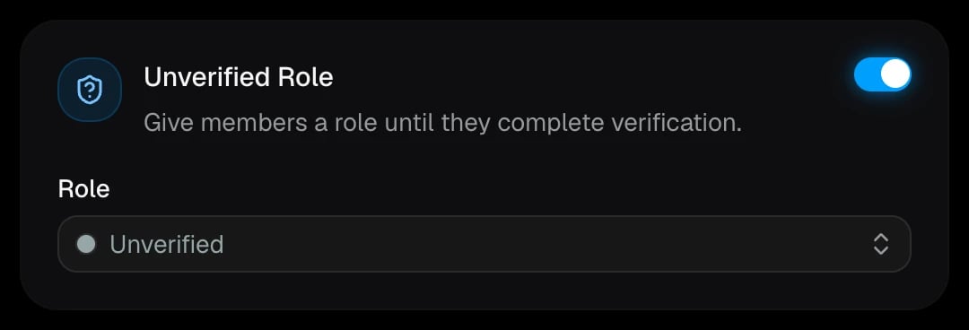 The Unverified Role card