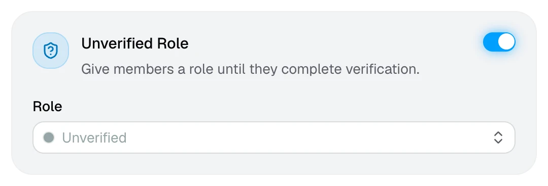 The Unverified Role card