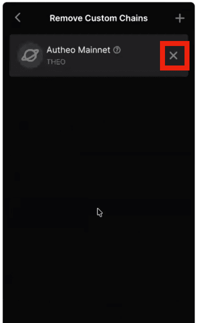 Remove Autheo Mainnet