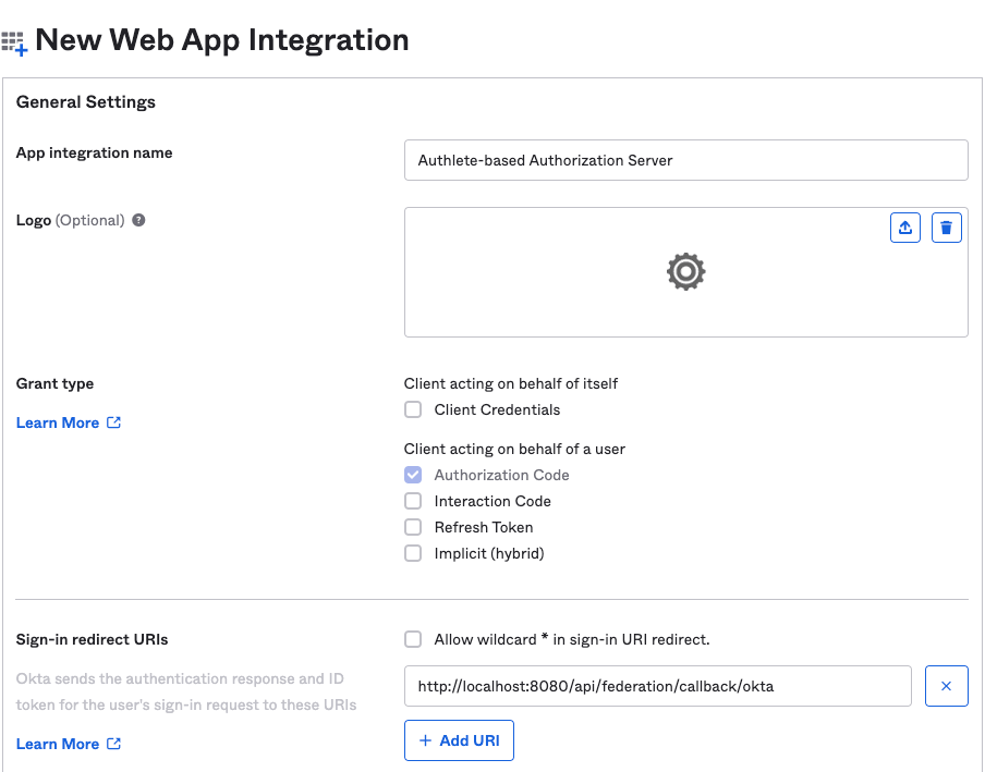Okta App Config 2