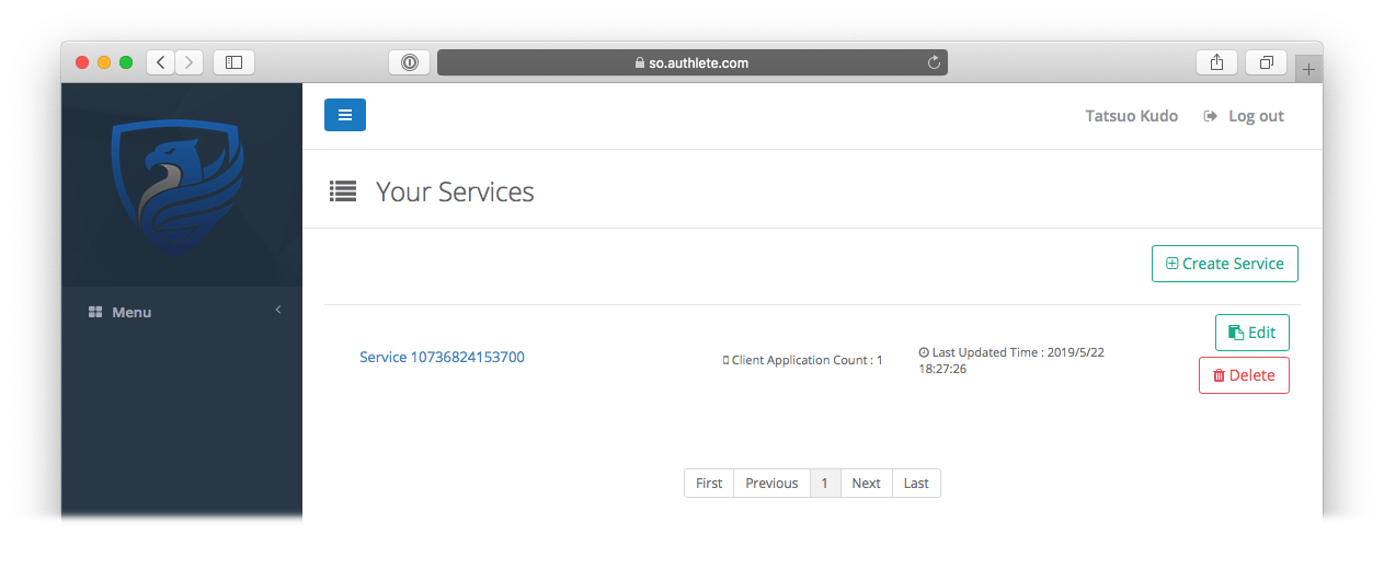 Service Owner console