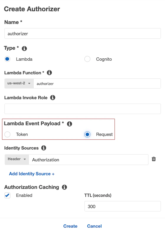 Create Authorizer