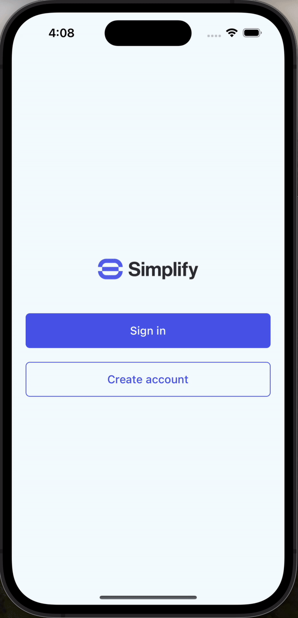 Passkey authentication in a native mobile app using Authsignal Client SDKs
