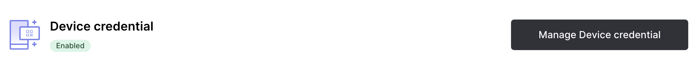 Device credential authentication methods