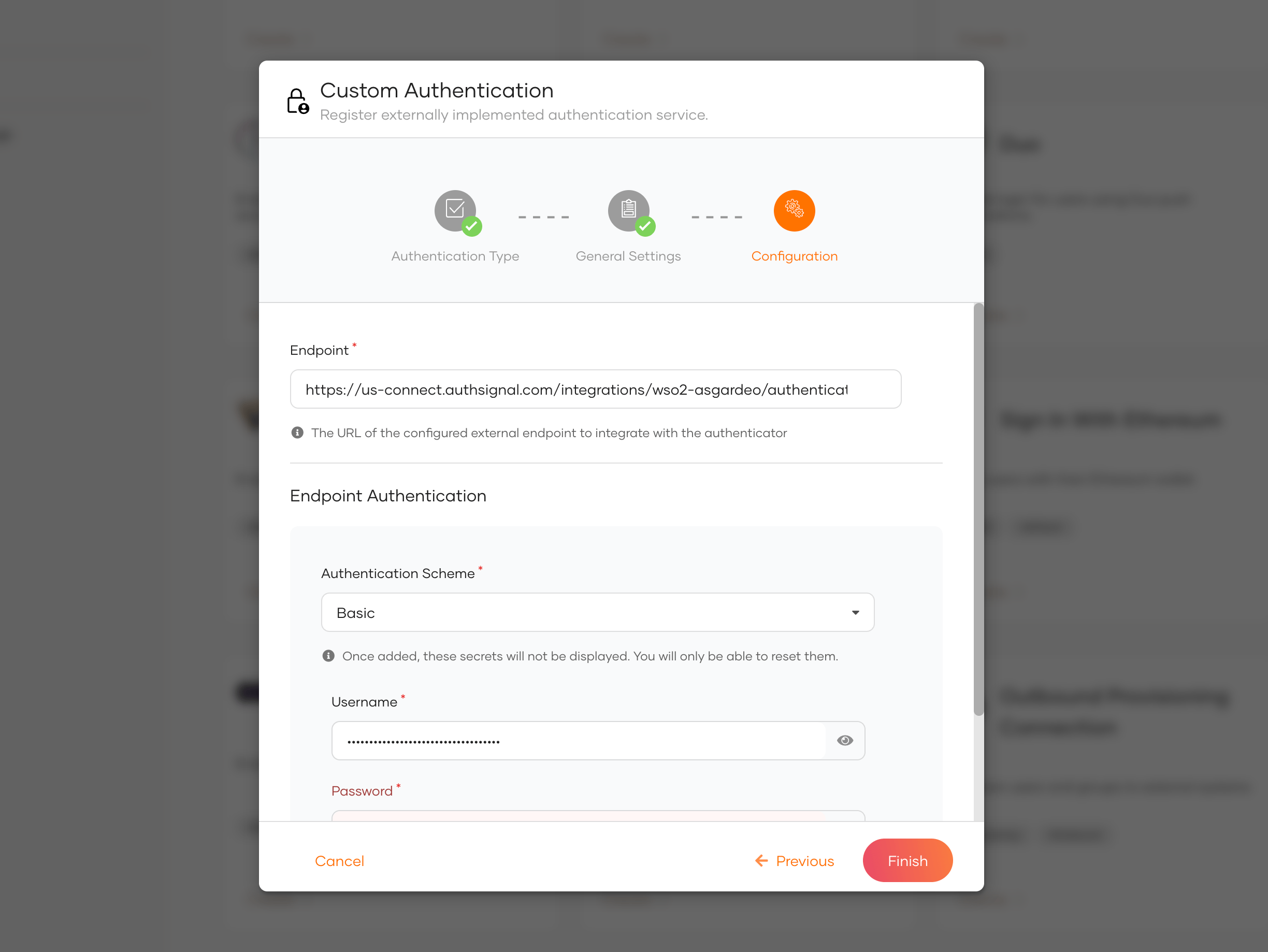Adding the endpoint