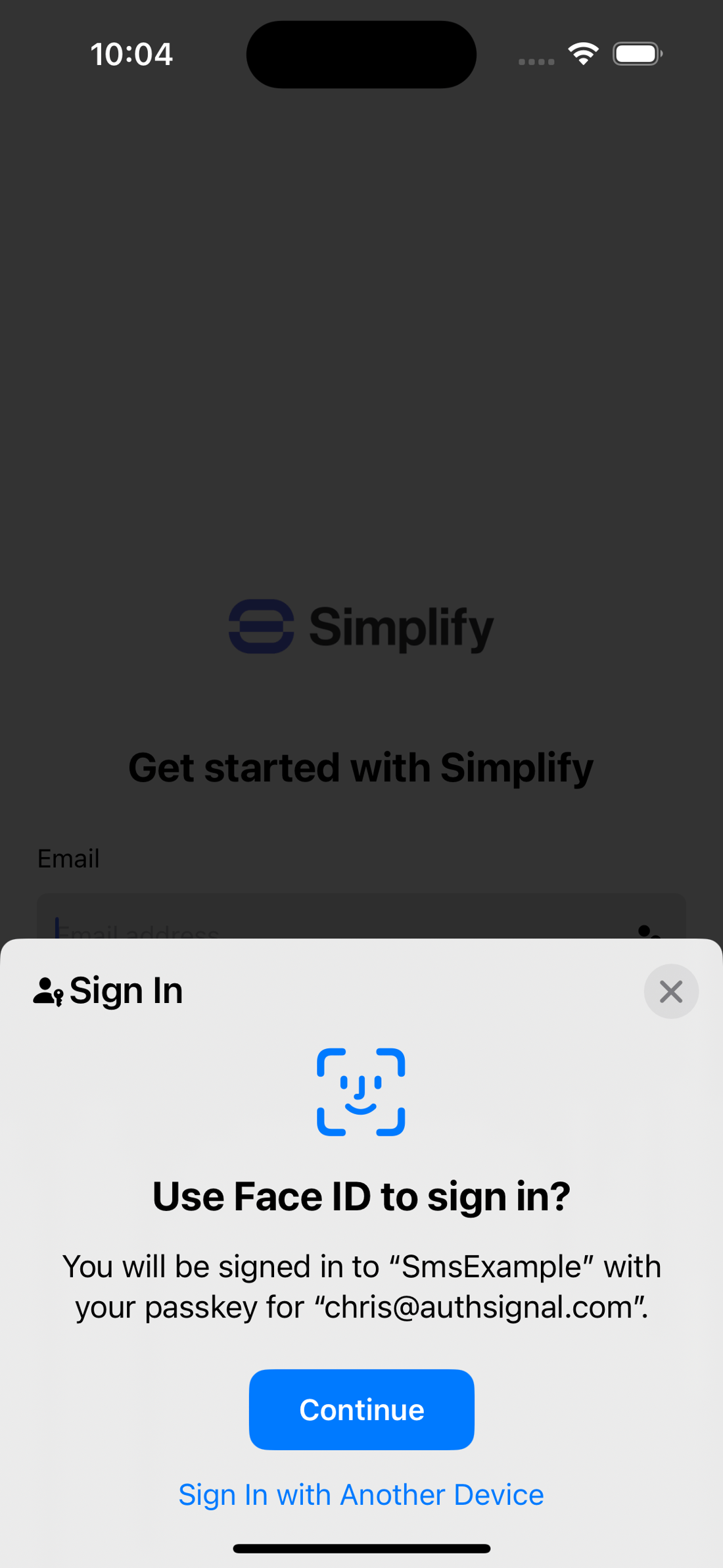 Ios Passkey Ui Passkeys using Mobile SDKs - Authsignal