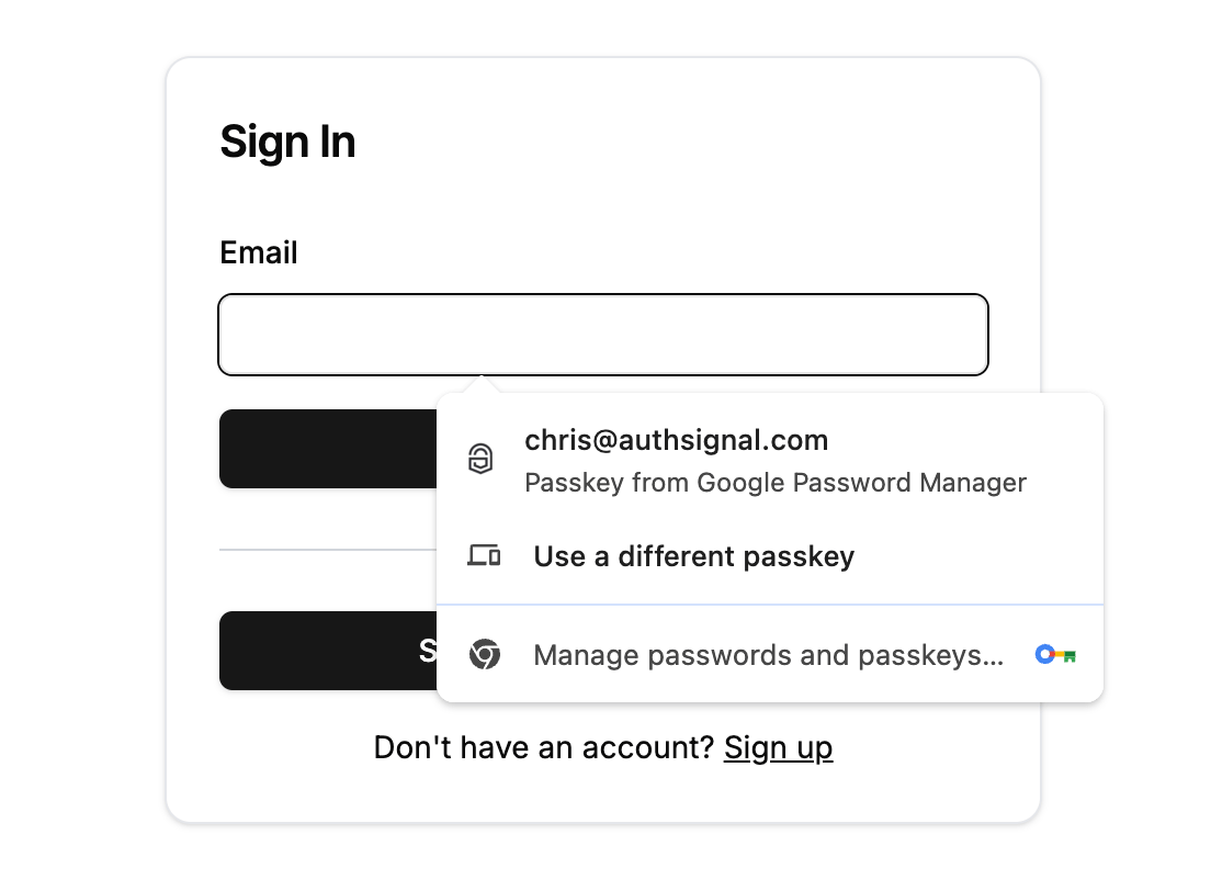 Auth Signal Web SDK - Authsignal