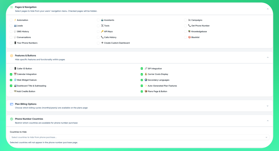 Custom Appearance Settings