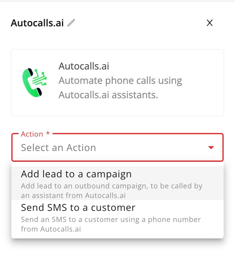 Autocalls Action