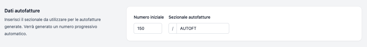 Modifica numerazione sezionale