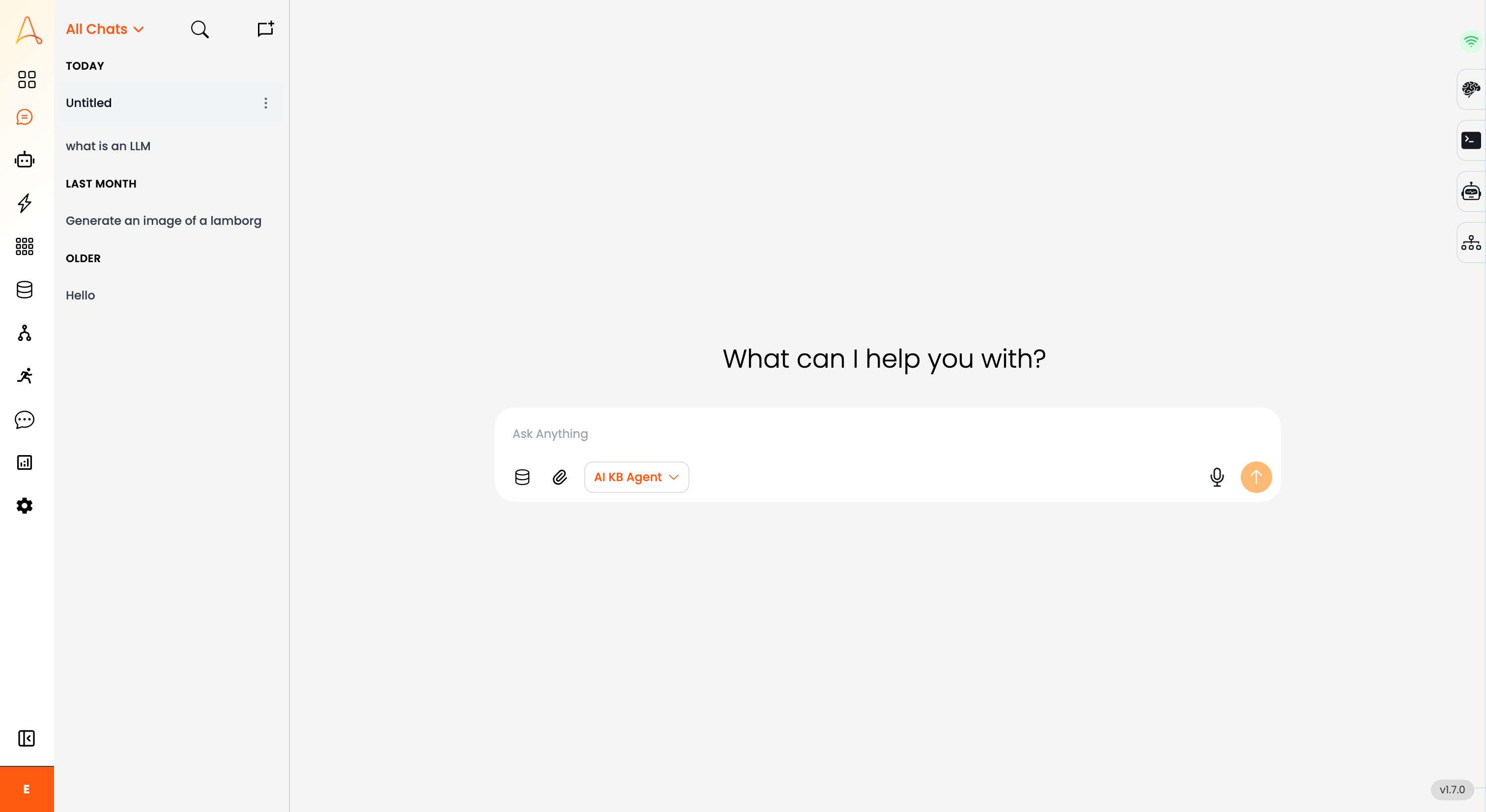 Chat Interface Details