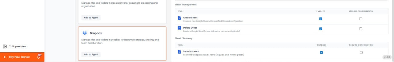 Google Sheets Sheet Management and Sheet Discovery tools