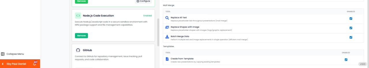 Google Slides Mail Merge and Templates tools