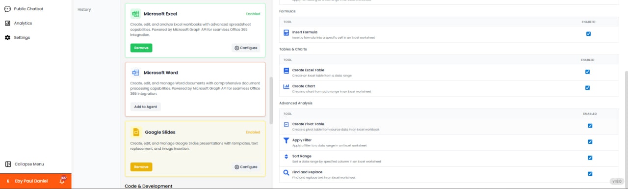 Microsoft Excel Formulas, Tables & Charts, and Advanced Analysis tools