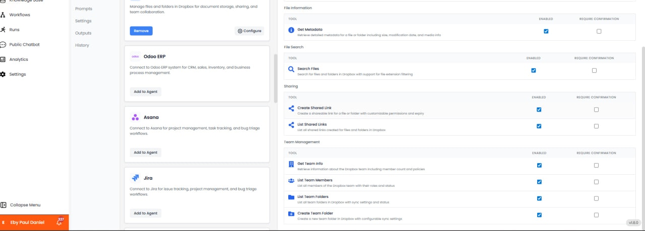 Dropbox File Search, Sharing, and Team Management tools