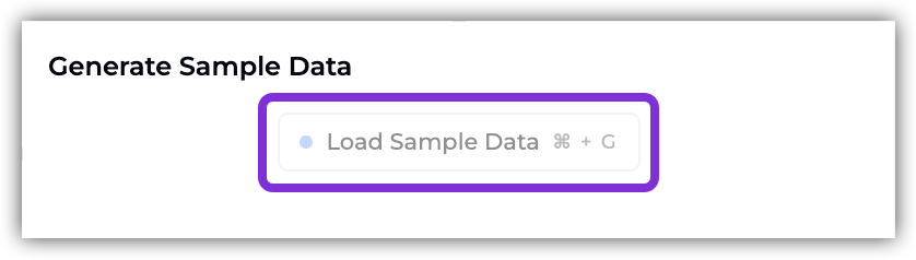 EKB Action Trigger Sample Data