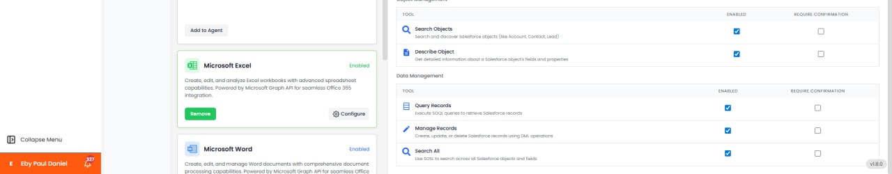 Salesforce Object Management and Data Management tools