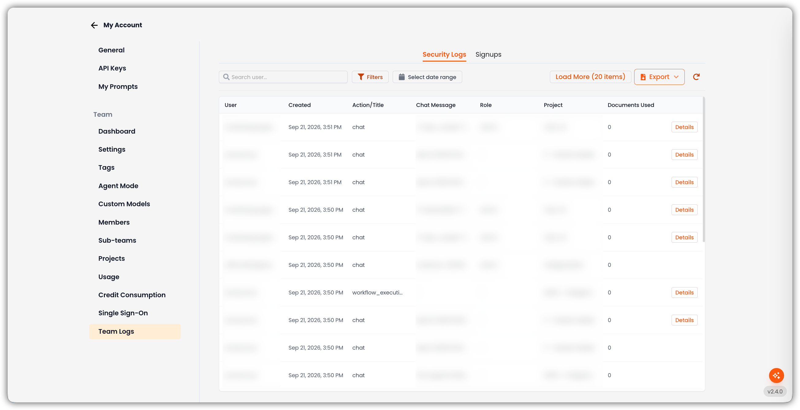 Security Logs
