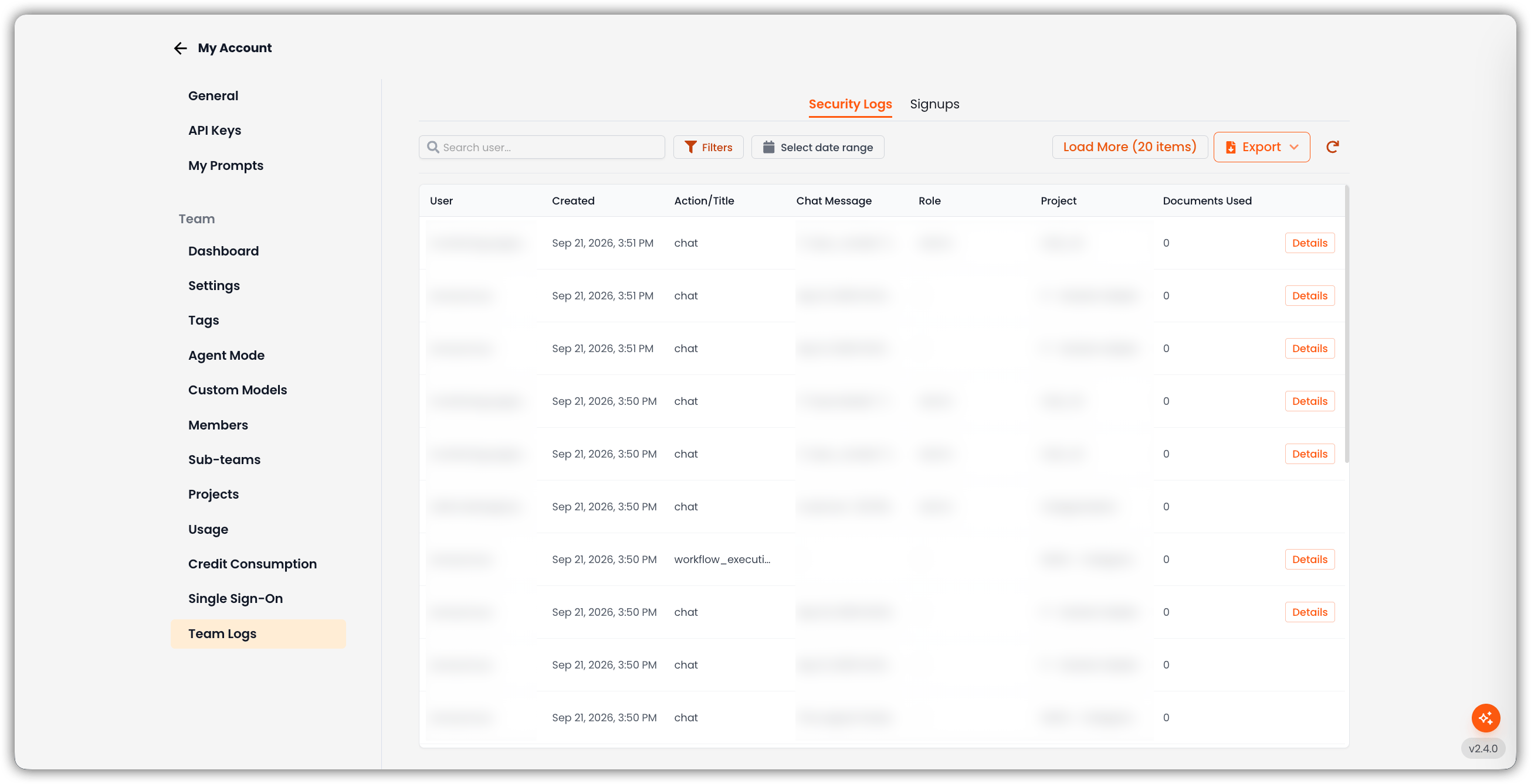 Security Logs