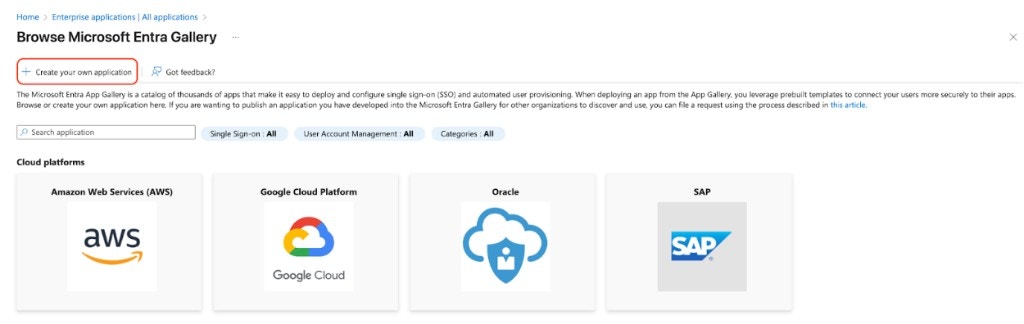 Azure – Create your own application