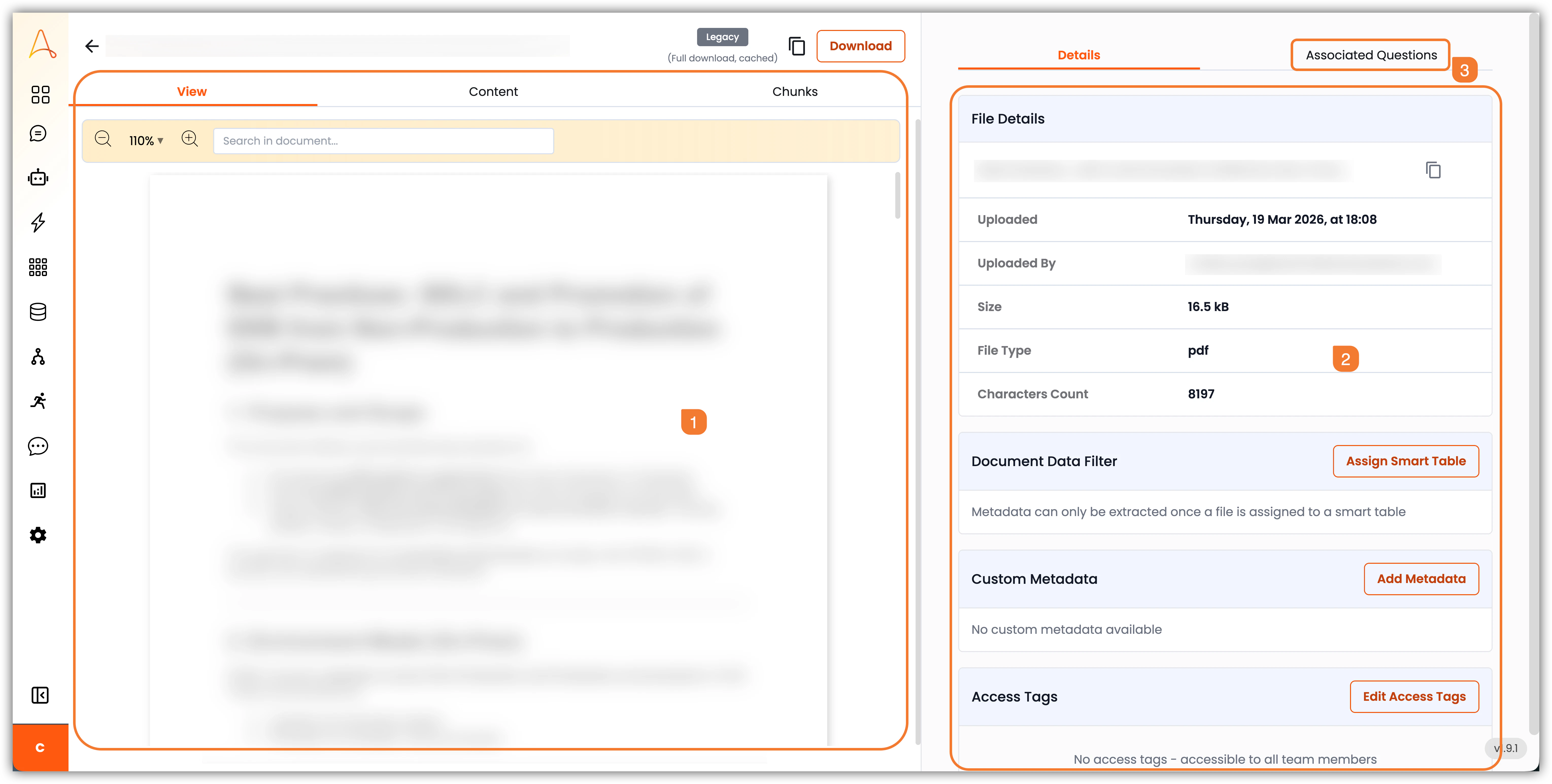 Document Viewing Interface