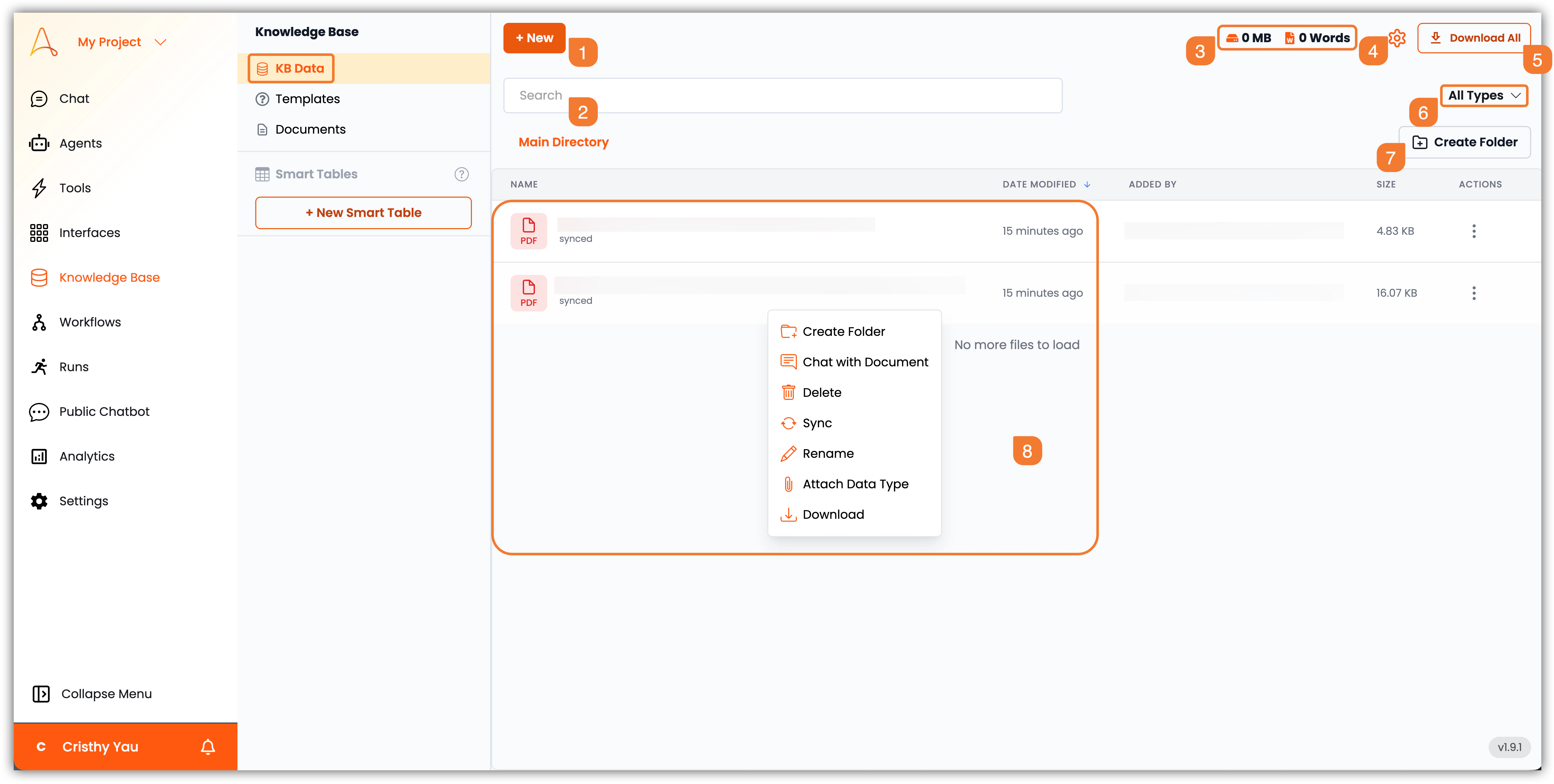KB Data Main Directory