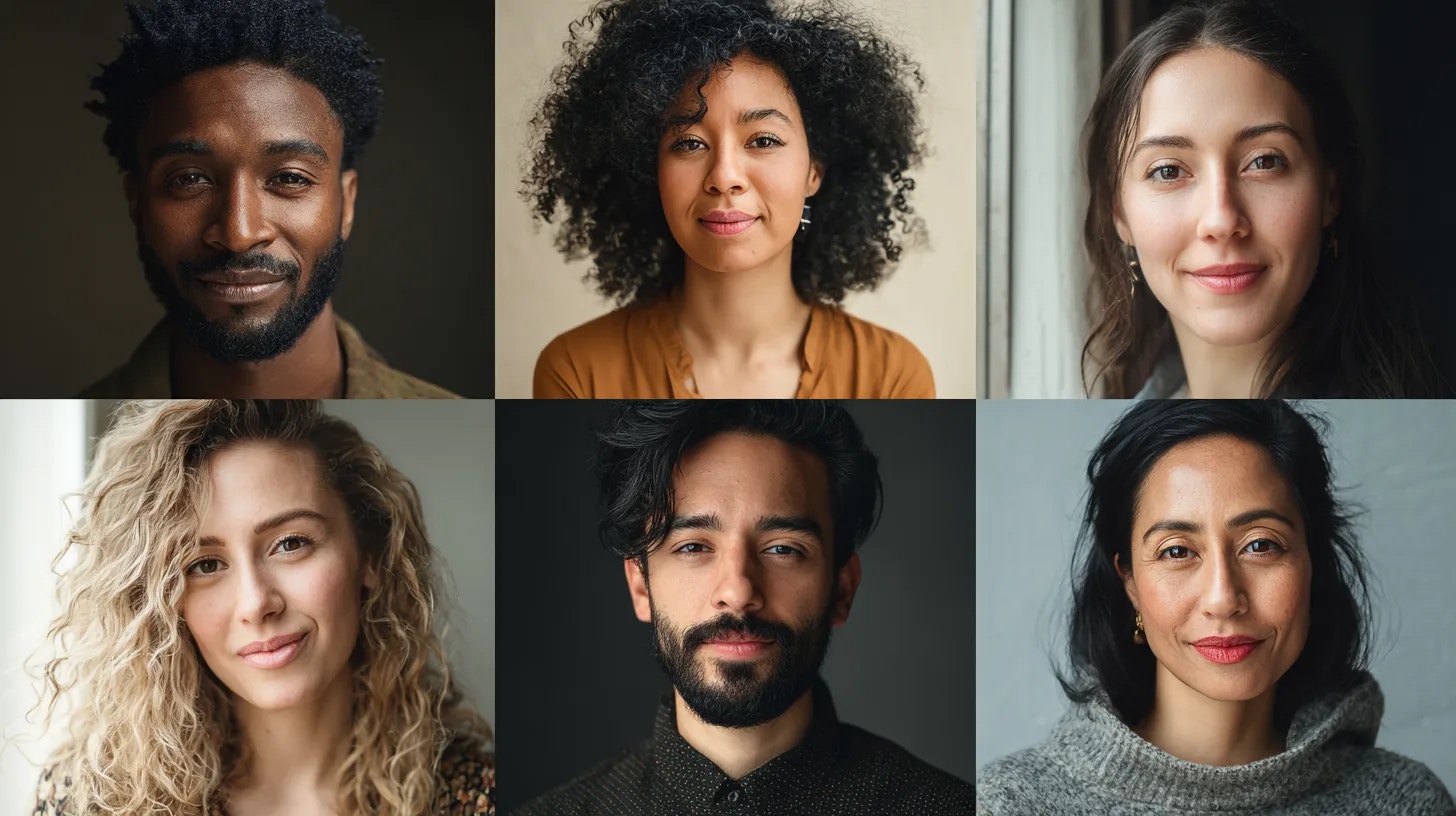 A grid of characters