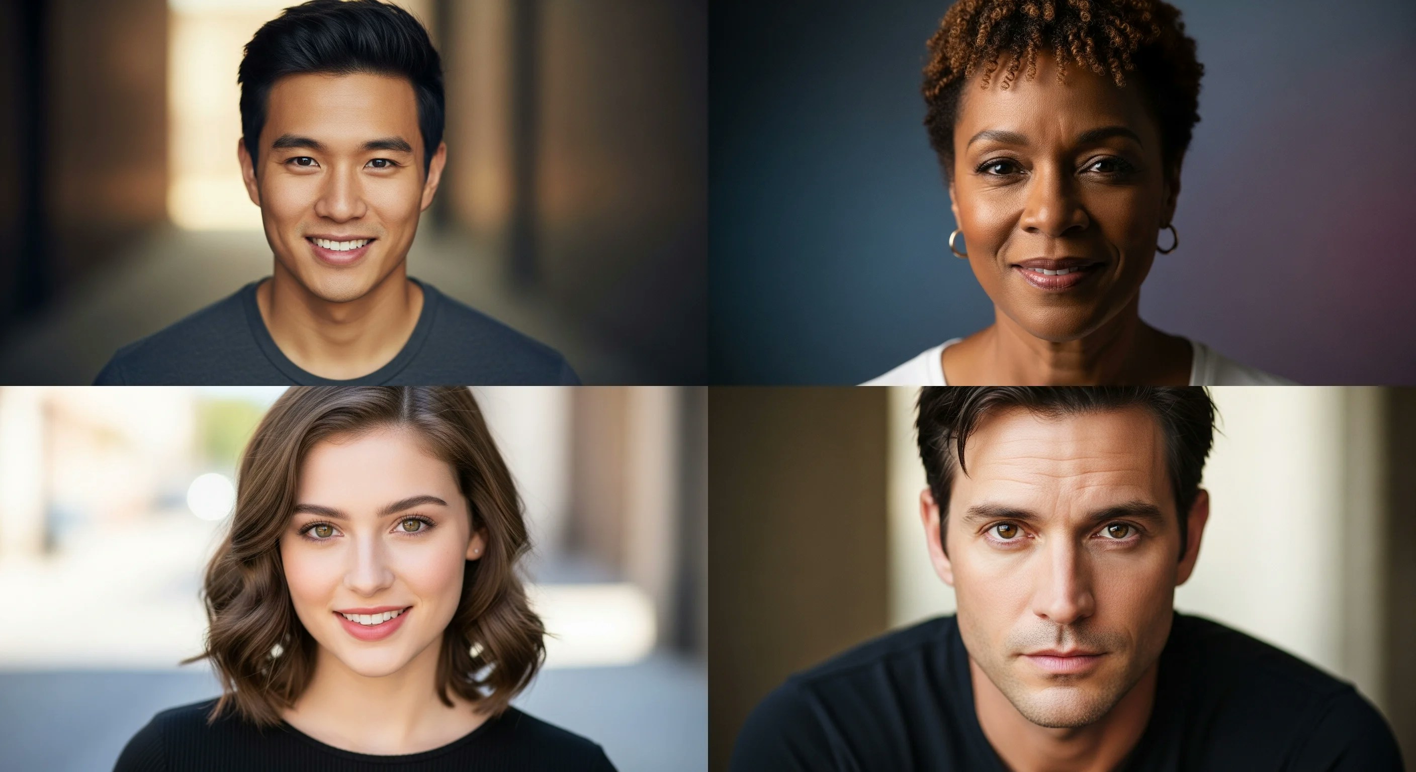 Four Charater Headshots