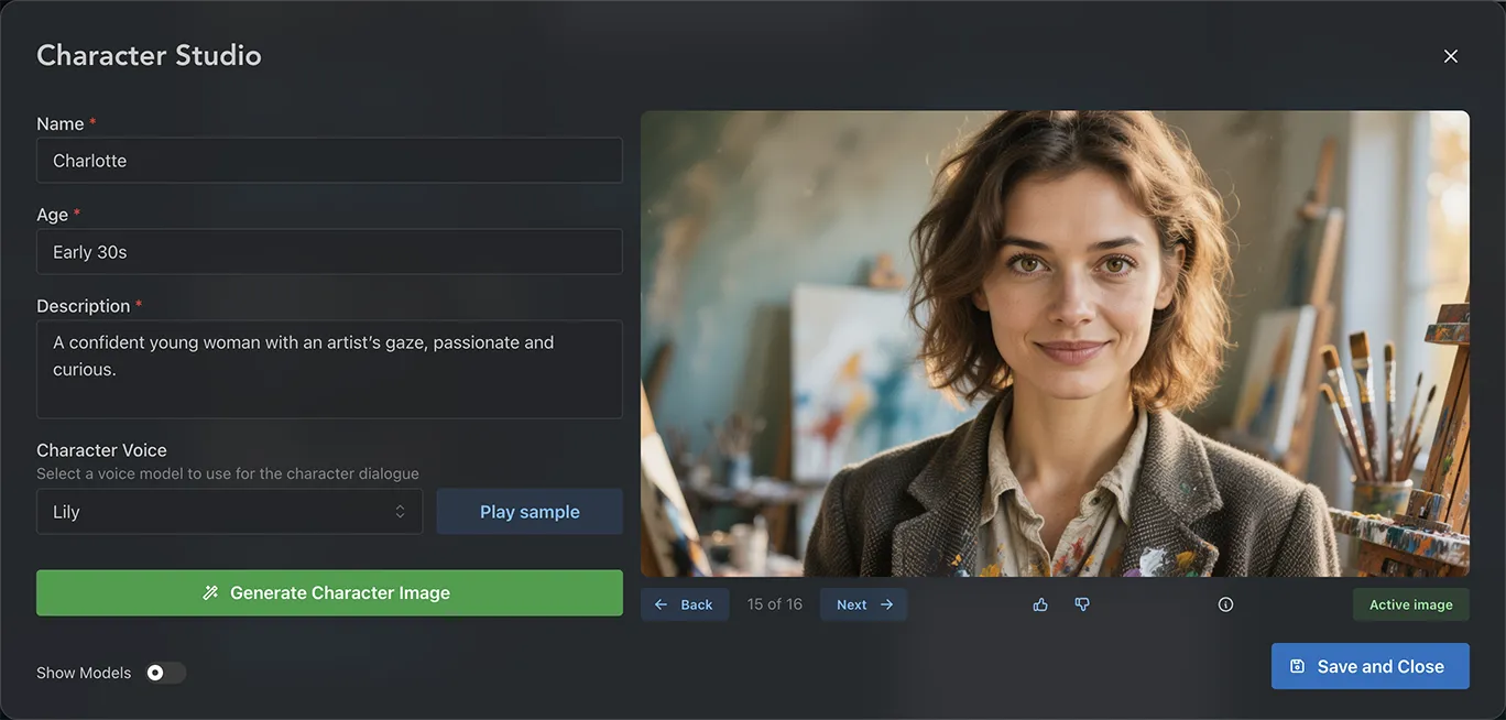 Character Studio overview