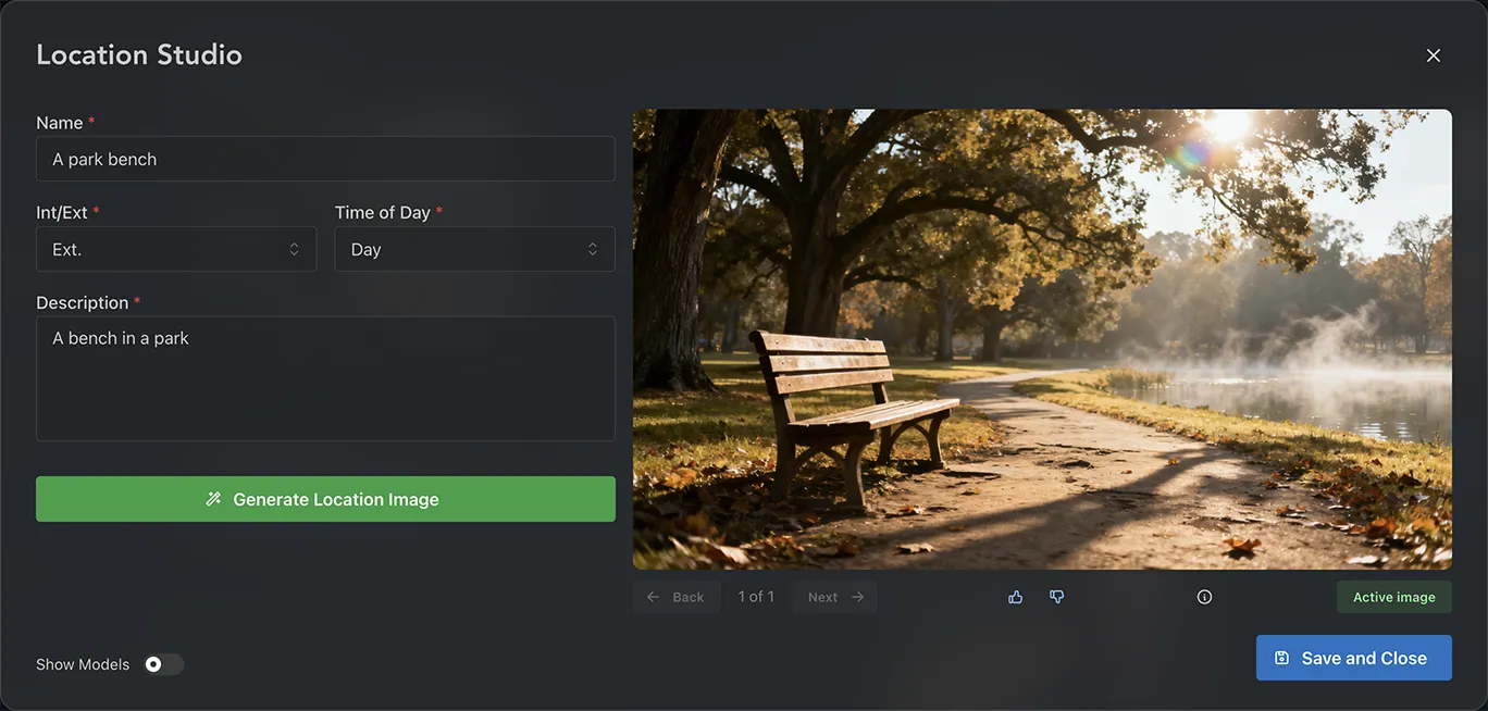 Location Studio overview