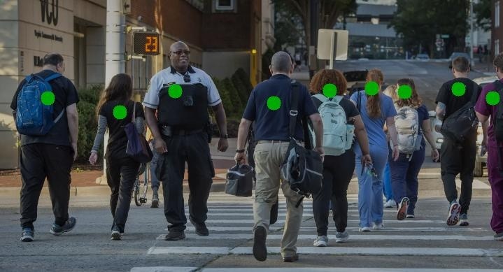 Person keypoint detection