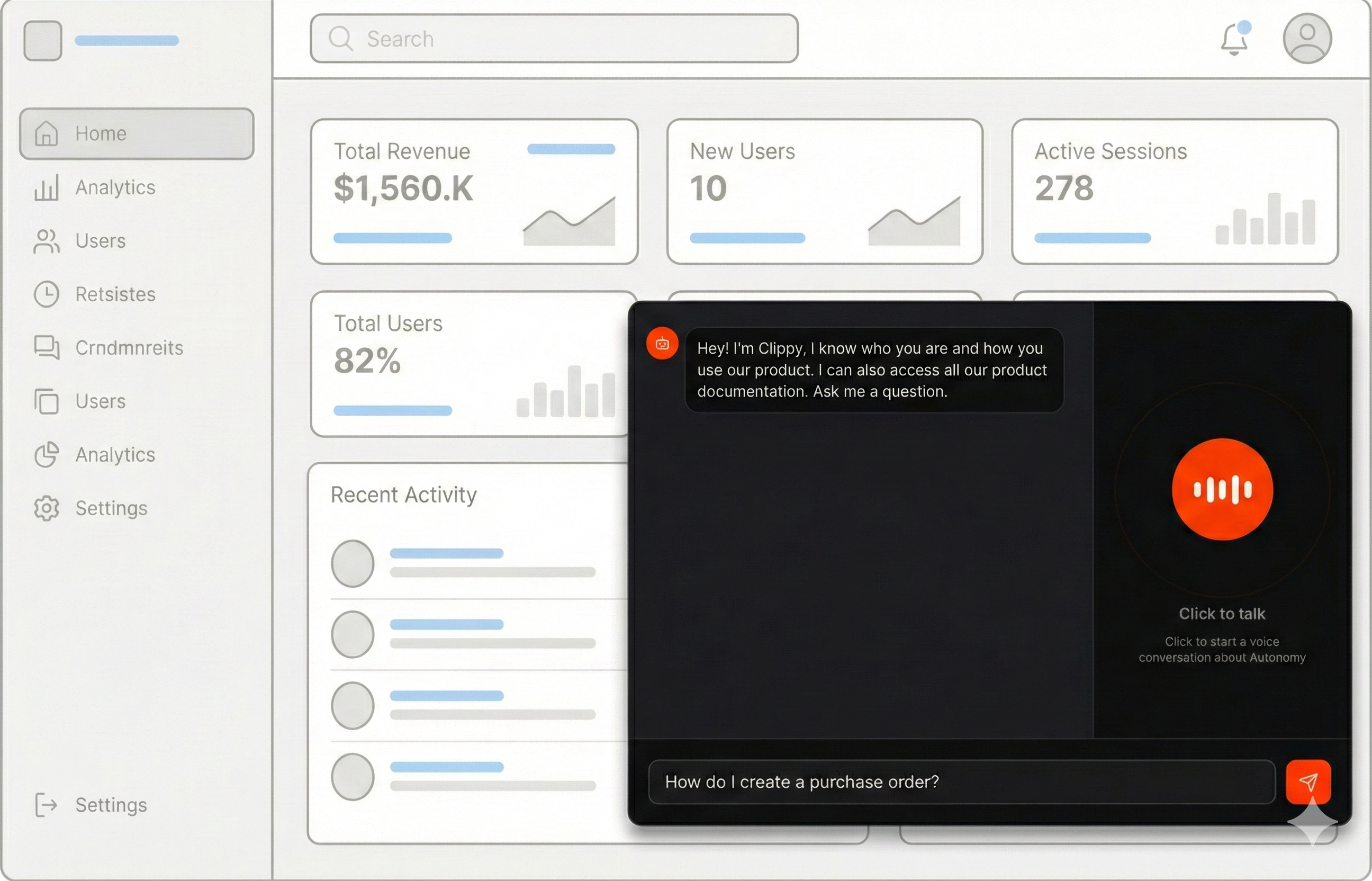 Static docs to in-product agents - Autonomy