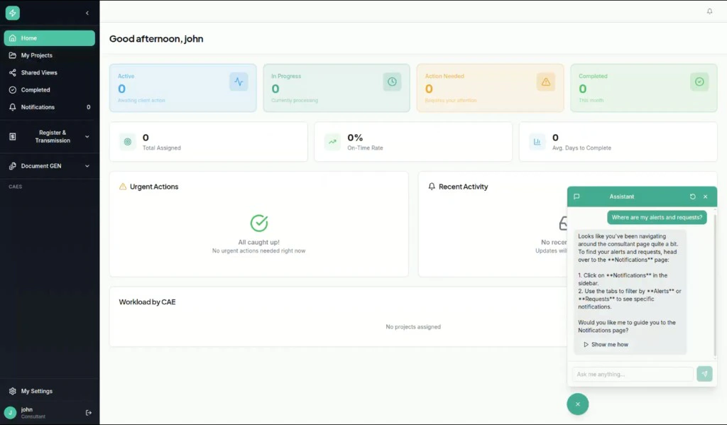 Dify chatbot proactively offering contextual help with a Show me how button