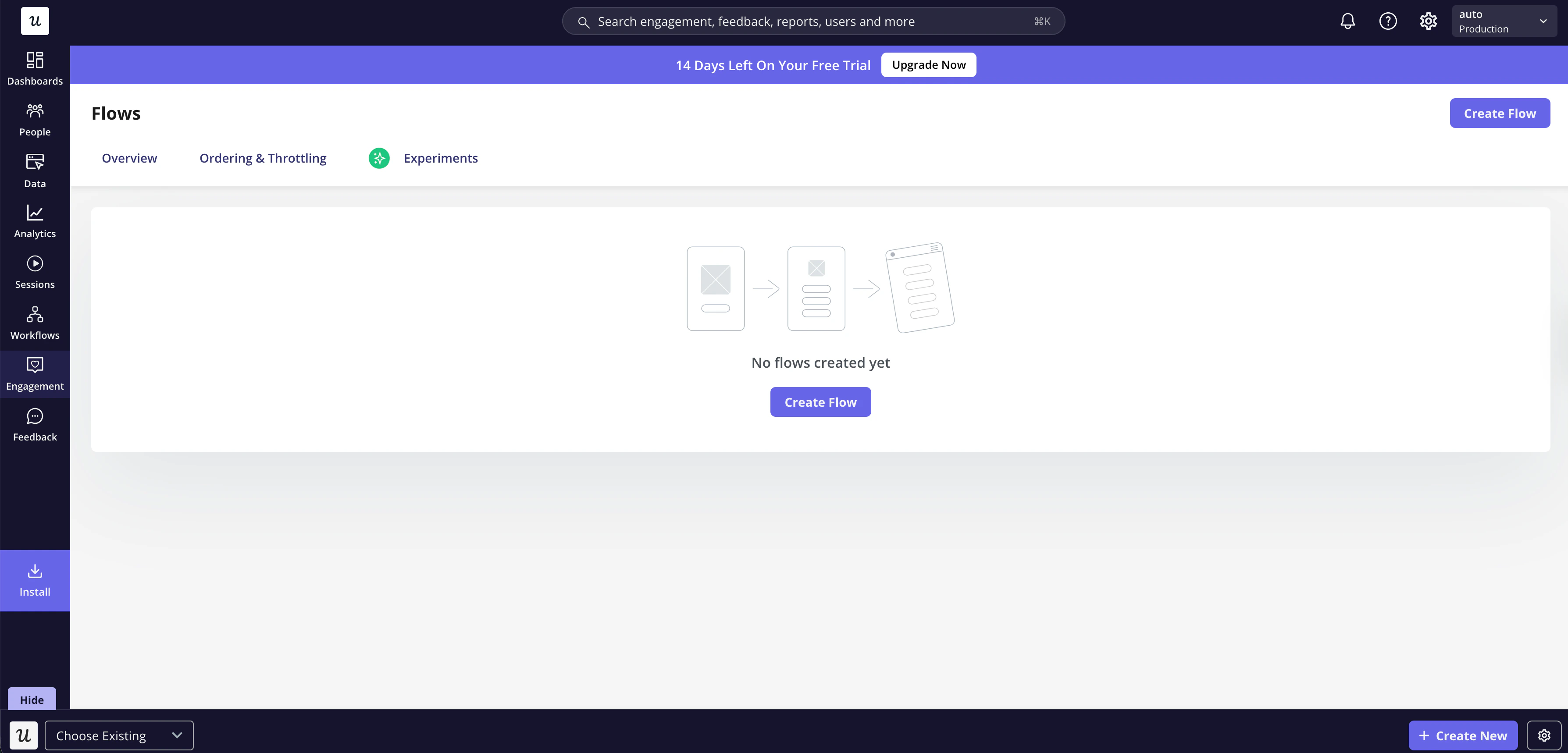 Userpilot flow step 1