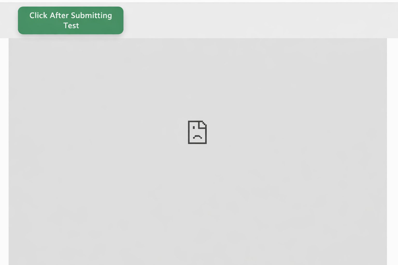 Página en blanco mostrada cuando la cuenta de Google incorrecta está activa en AutoProctor