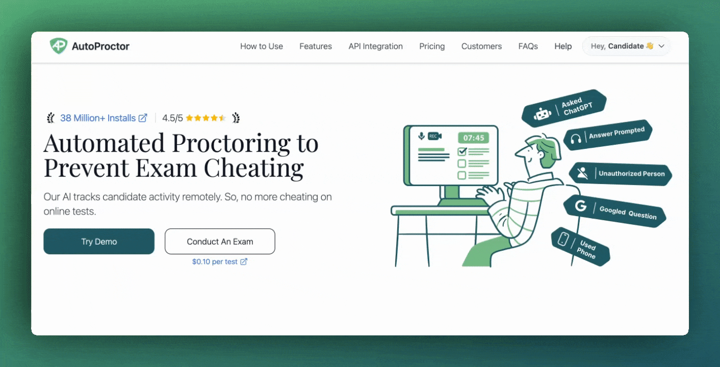 Como fazer logout do AutoProctor