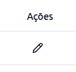 Botão para editar um acesso na plataforma Autorize