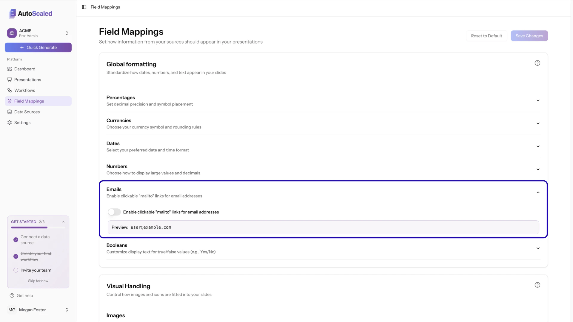 Formatting emails from your CRM in AutoScaled