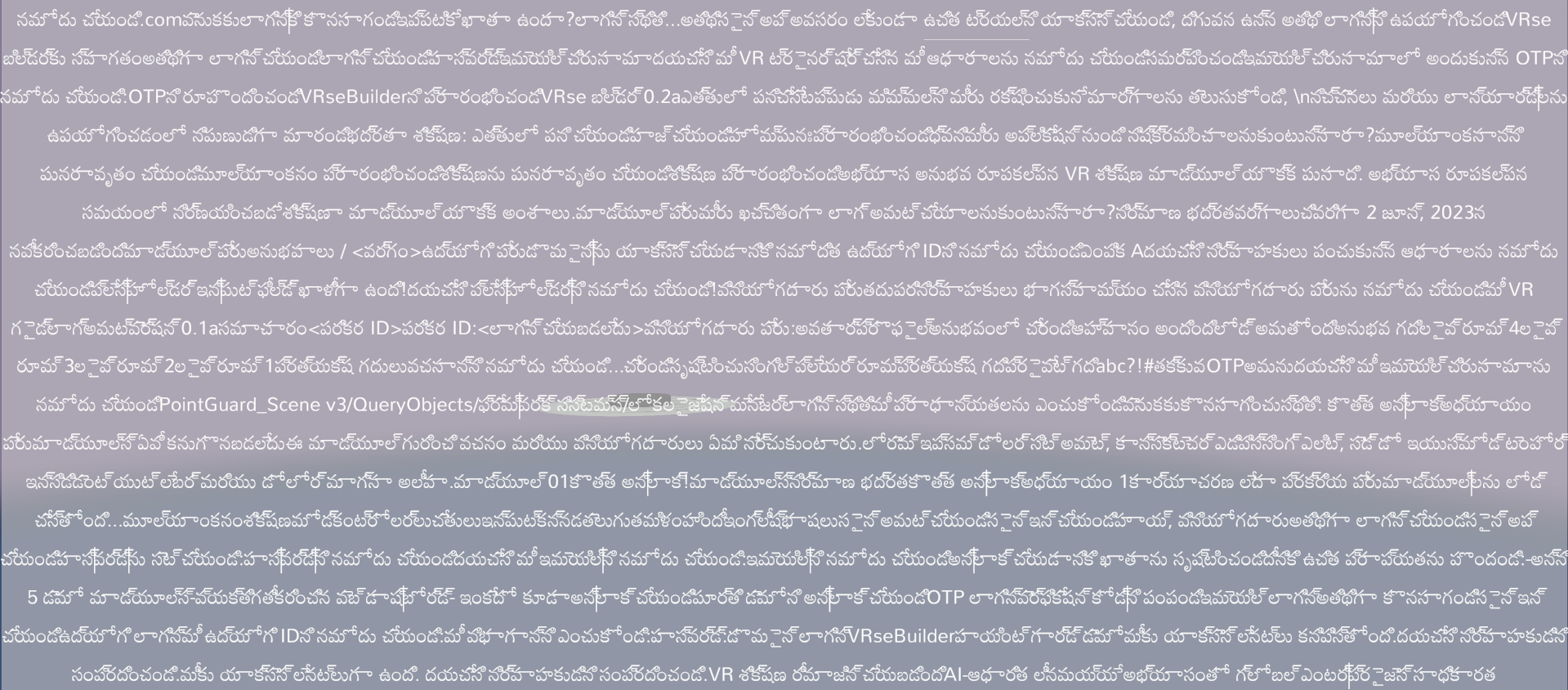 Preview Window opened with all the translated Telugu text