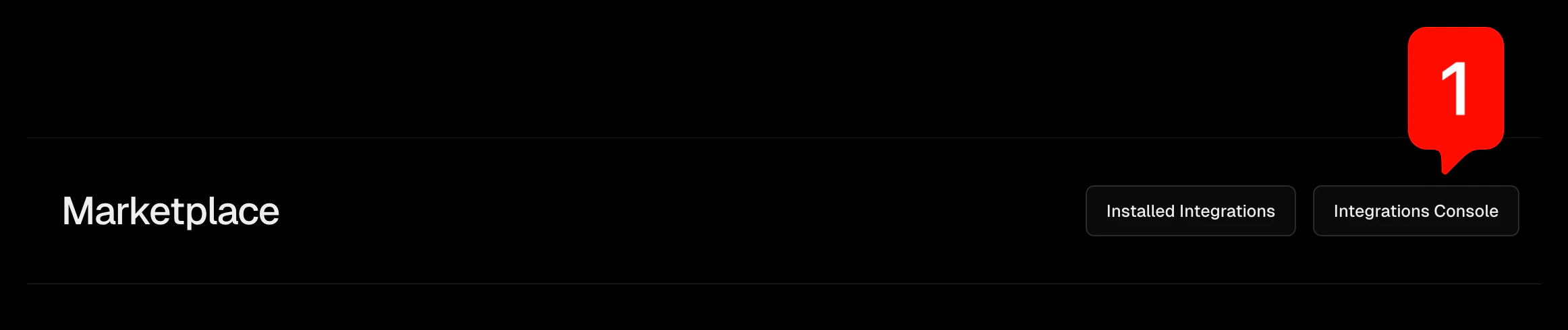 Vercel Integration Console