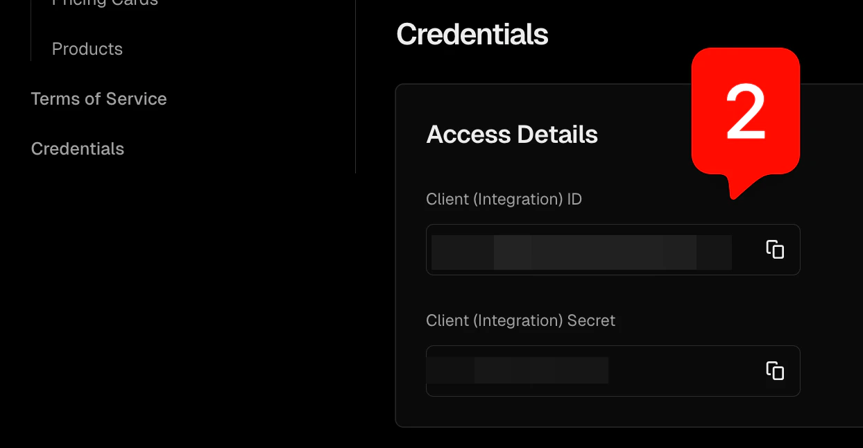 Vercel Client ID and Secret