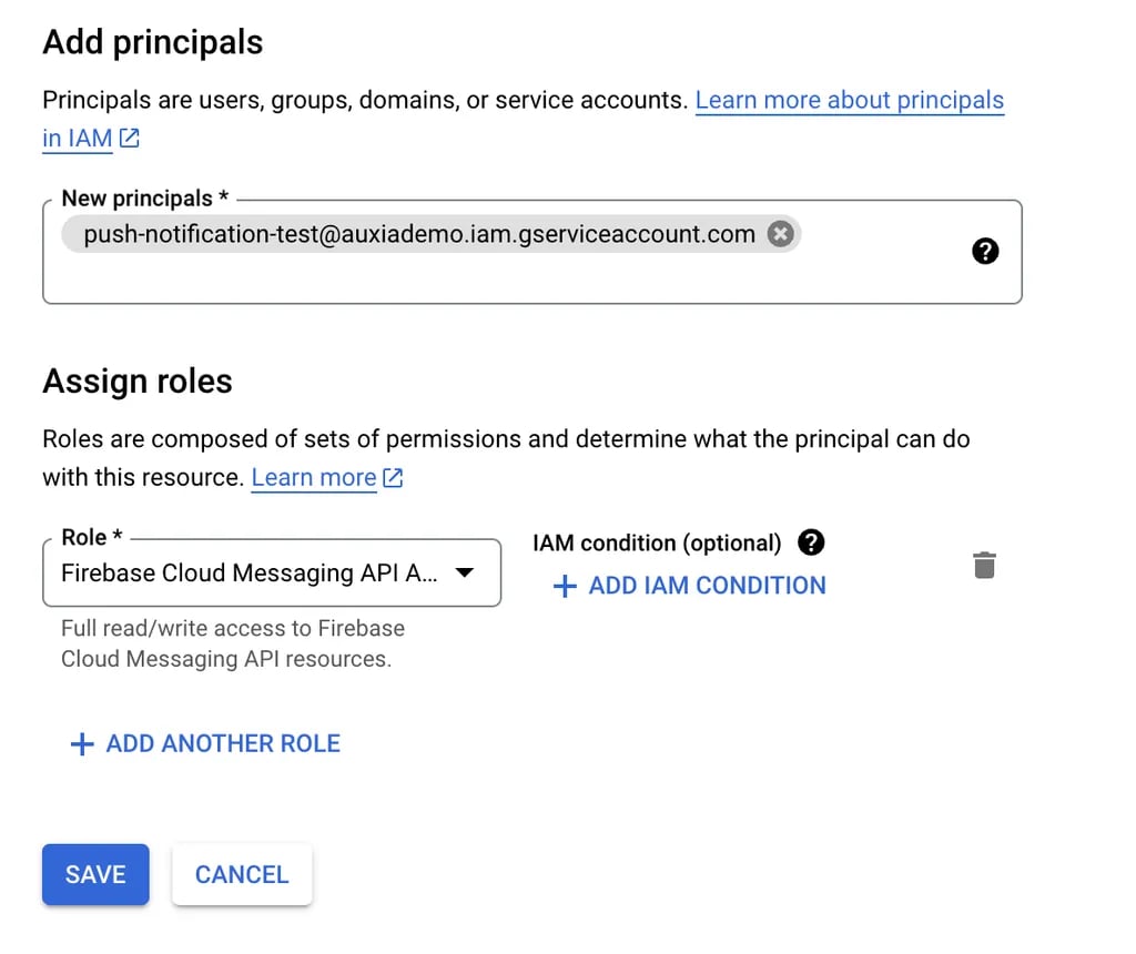 Firebase cloud messaging