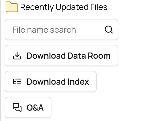 Download Index button in the folder tree