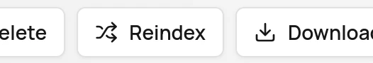 Reindex files and folders