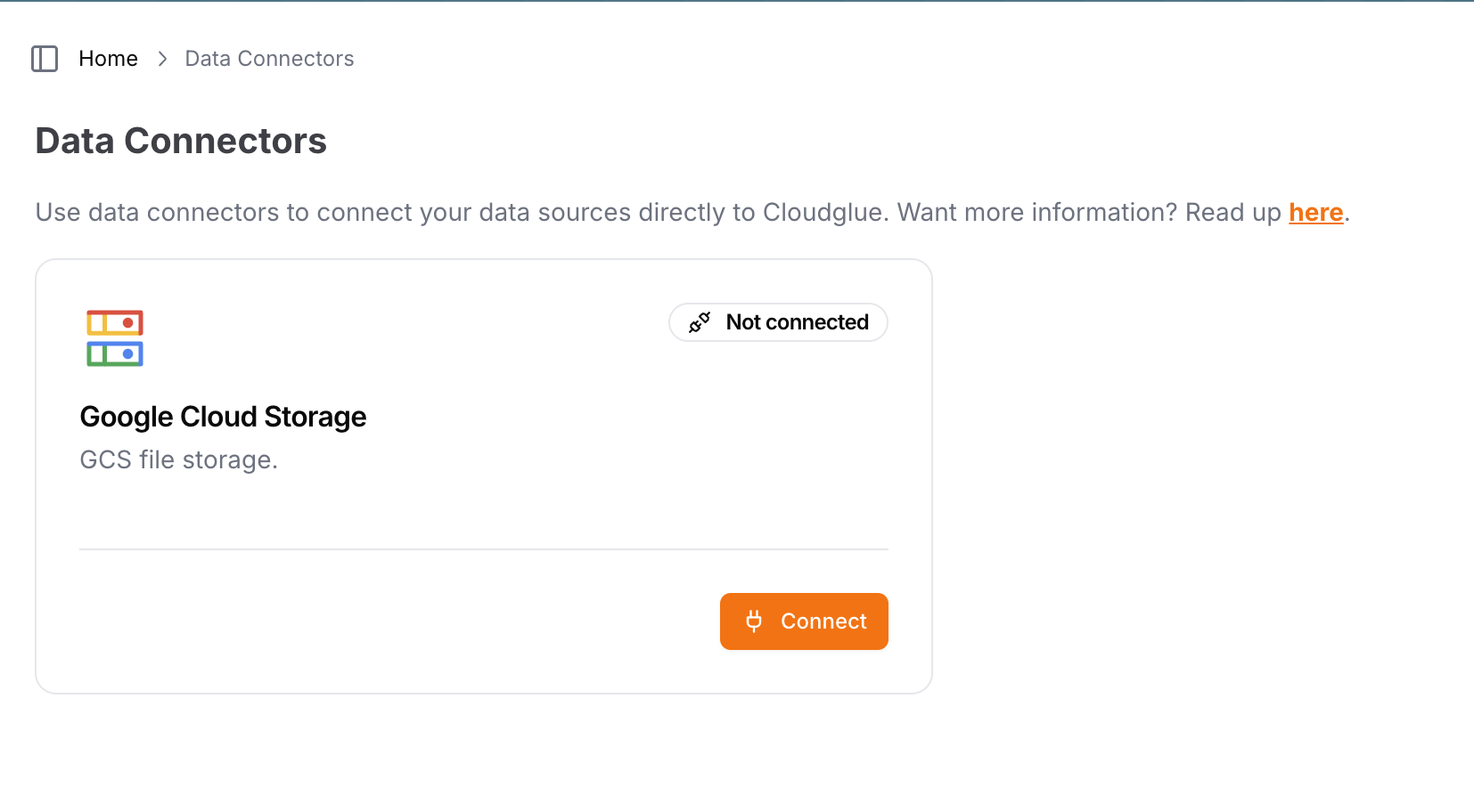 Google Cloud Storage Connector Architecture