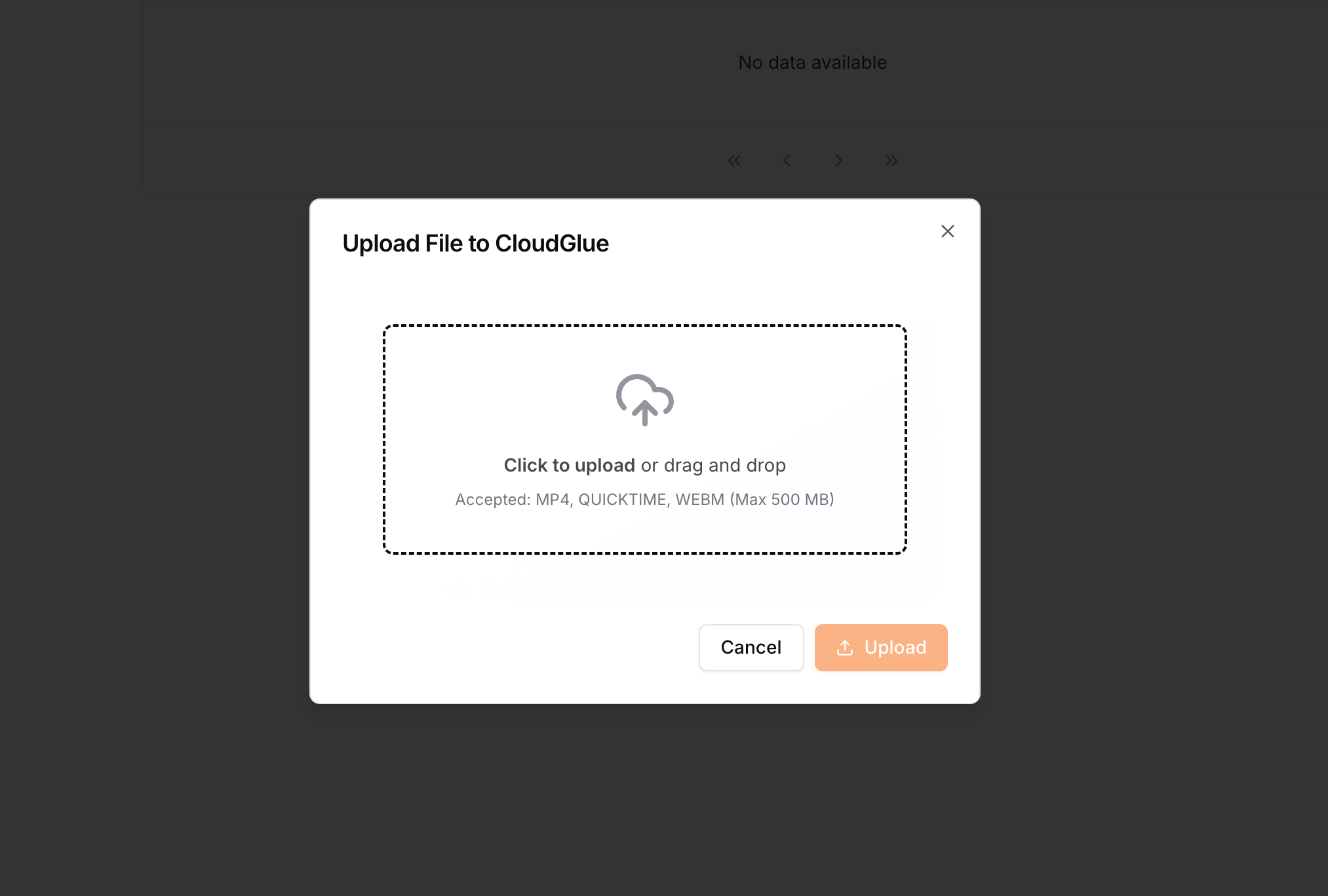Uploader Dialog