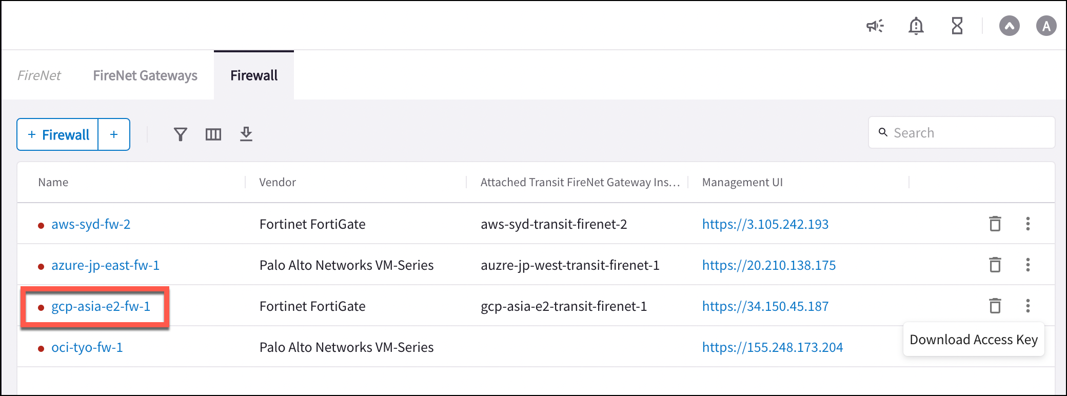 fortinet-access-key