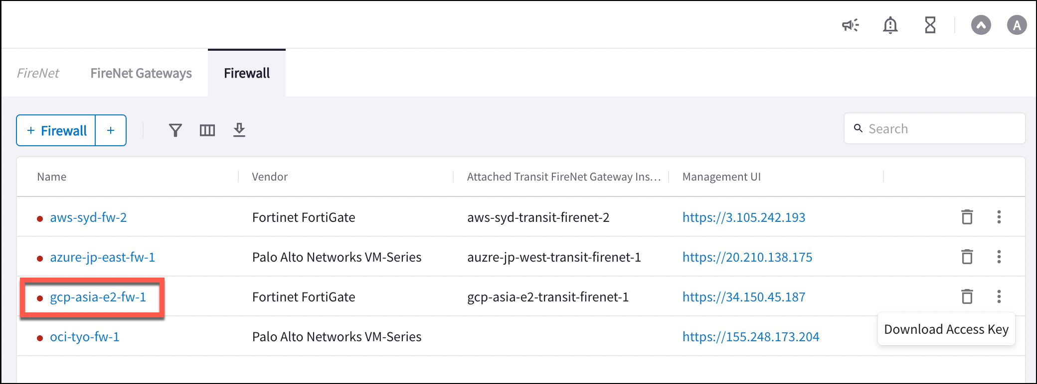 fortinet-access-key