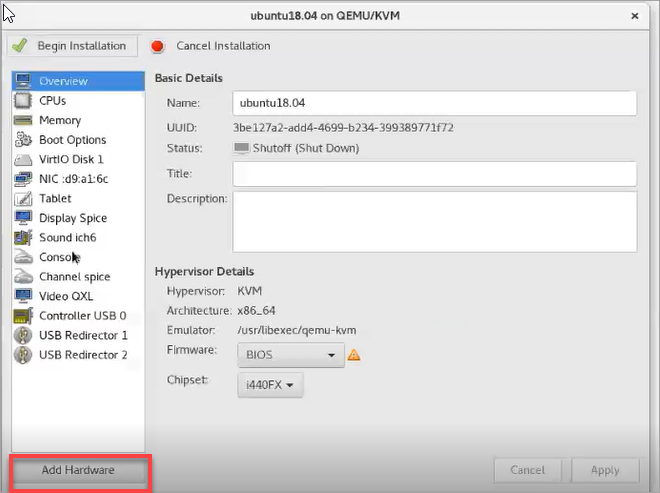 KVM Add Hardware button